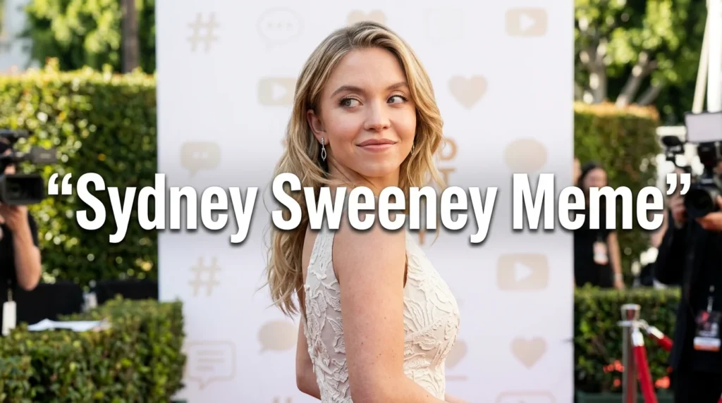 Sydney Sweeney Meme Explained: How Her Viral Jeans Advertisement and Unforgettable GQ Stare Took Over the Internet and Sparked a Wave of Online Reactions Sydney Sweeney Meme